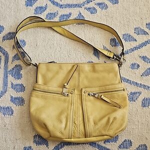 Tignanello Shoulder Bag, creamy yellow